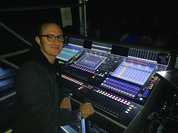 FOH Engineer Fab Piazzini used a Major Tom supplied DiGiCo SD7 console and Eazy10.
