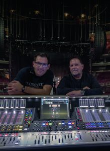 FOH Engineer Jon Lemon and Vic Wagner