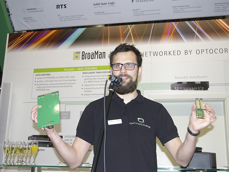 New Optocore SFX7 Network Interface Controller Offers Complete Industry-Wide Network Solution