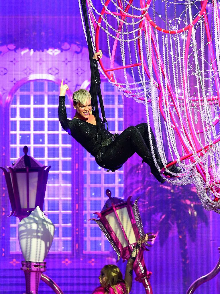 P!nk Swings Into Action with Sennheiser