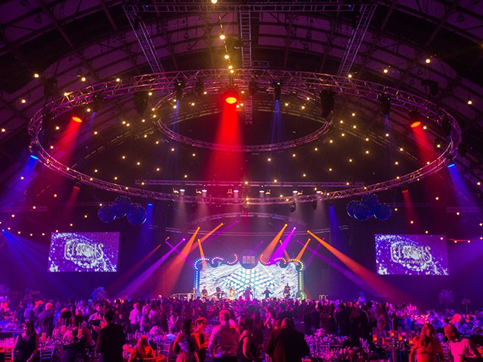 Pearce Hire and Hawk Audio Visual Put on a Spectacular Circus Performance