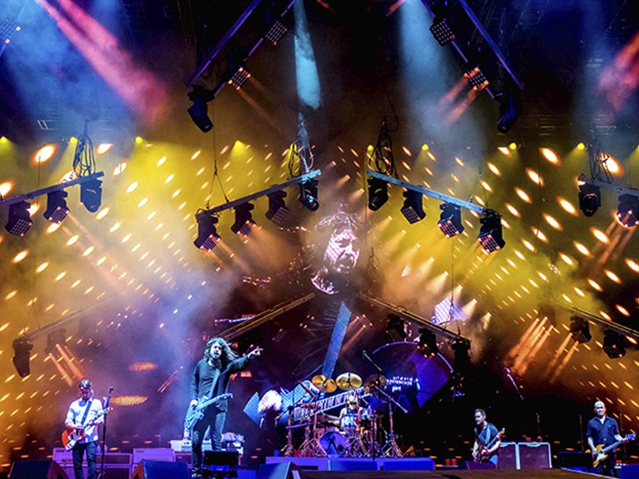 Ayrton MagicPanel-FX Rocks with Foo Fighters’ Concrete and Gold Tour