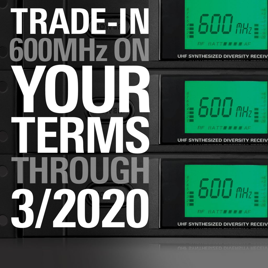 Audio-Technica Extends Trade-In Rebate Program for 600 MHz Wireless Systems