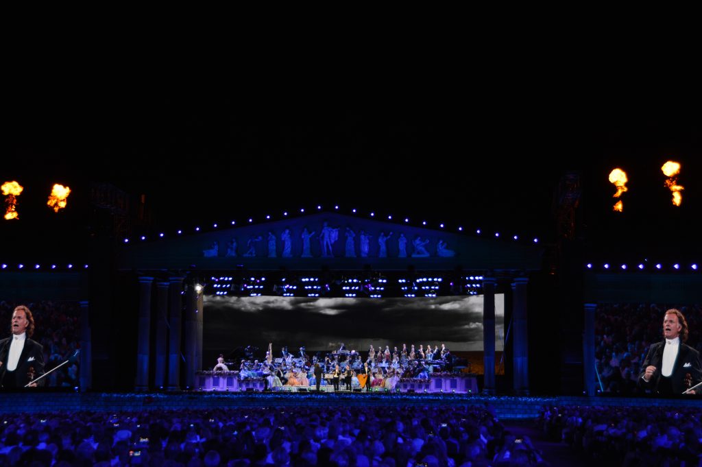 André Rieu And The Johann Strauss Orchestra Light Up Stage With Martin Lighting