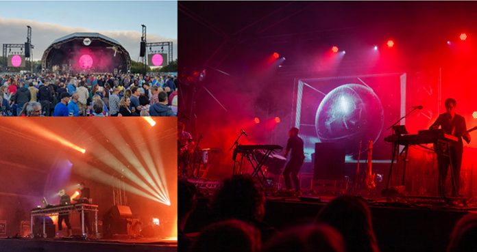 Bottom left image – Orbital. Right image – Public Service Broadcasting.