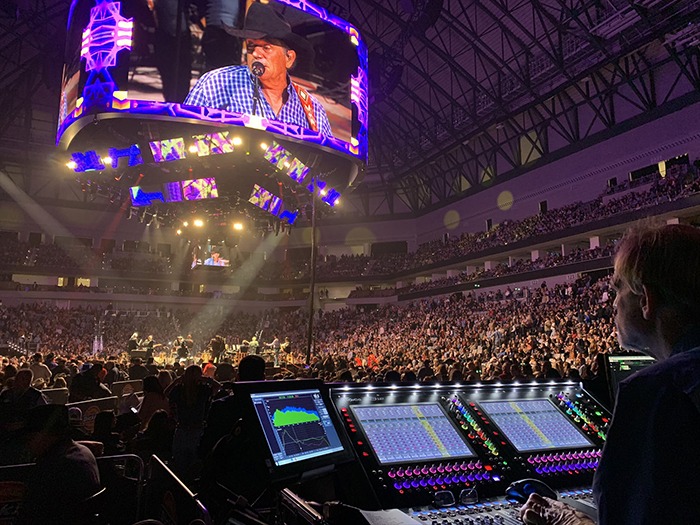 George Strait Checks Yes for a DiGiCo SD12 96 FOH Console