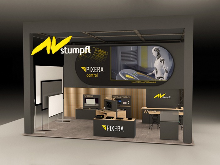 AV Stumpfl presents innovative projection screen systems and new PIXERA four media server for first time