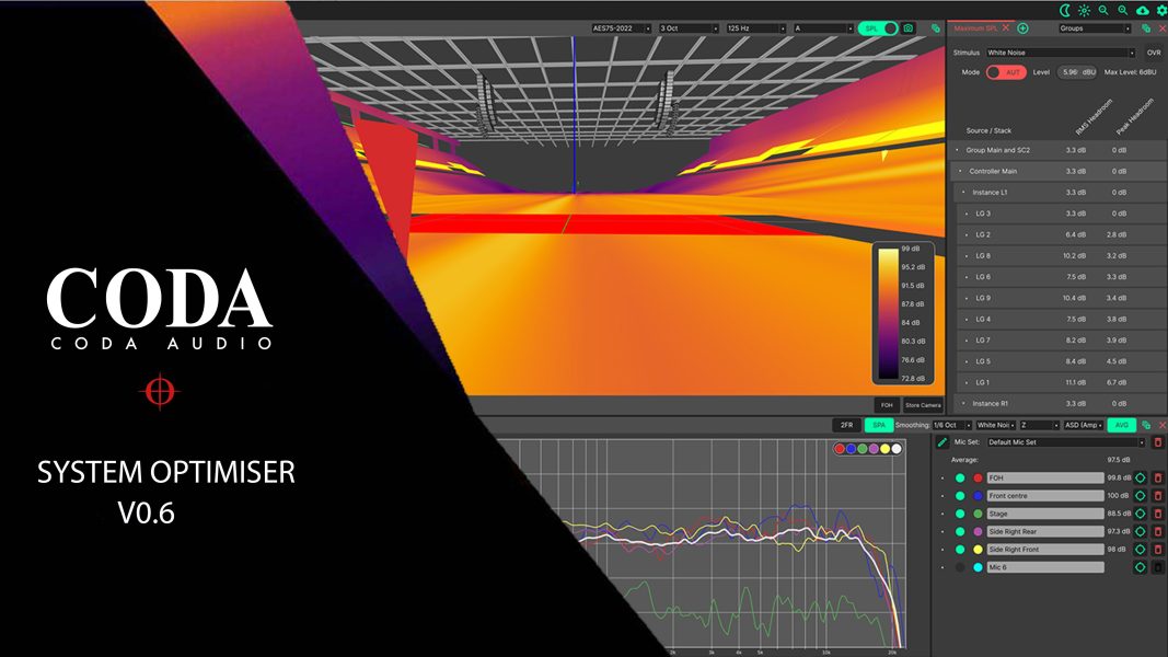 CODA Audio launches System Optimiser v0.6