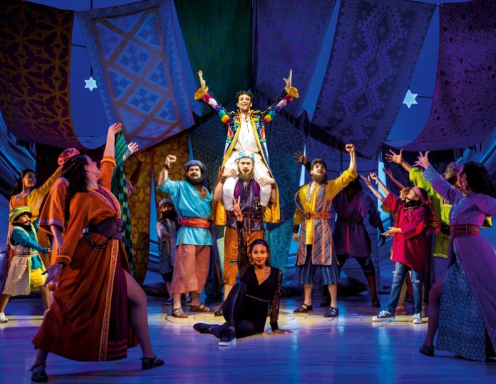 Alexandra Burke, Jac Yarrow and Ensemble, Joseph The London Palladium 2021 Photo Credit Tristram Kenton