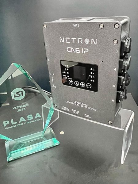 Obsidian NETRON EN6 IP wins PLASA Award for Innovation