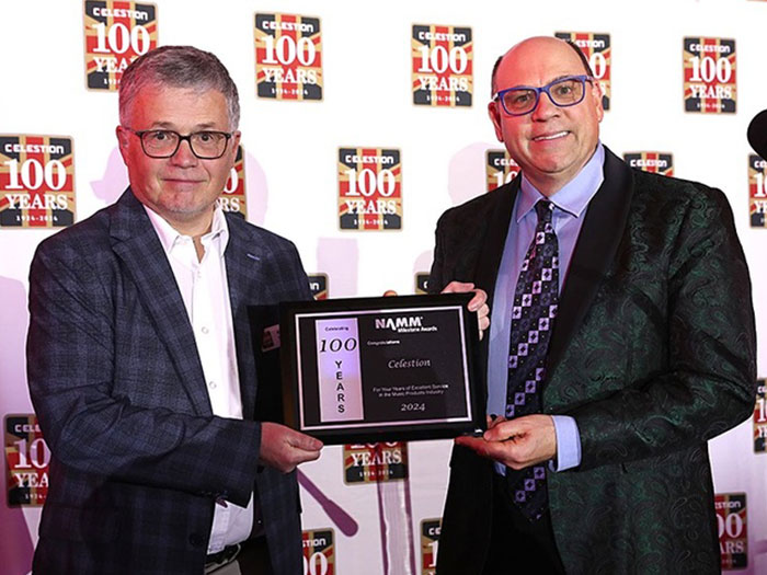 NAMM Milestone Award honours Celestion