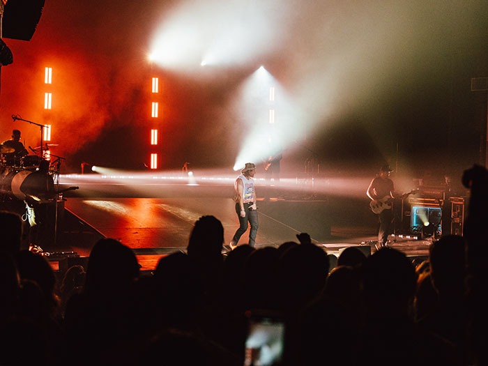 ADJ illuminates Russell Dickerson’s Big Wheels & Back Roads Tour