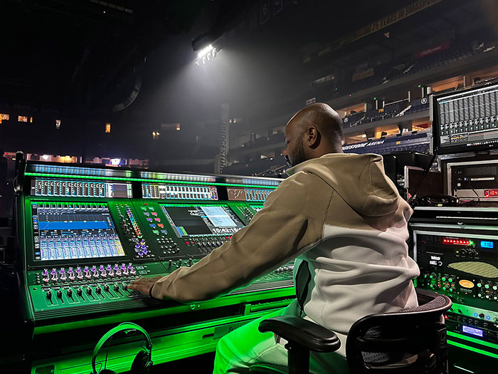 Demetrius Moore takes first DiGiCo Quantum852 Console on Drake tour