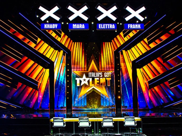 Italia’s Got Talent Final utilises MG6S LED Wall