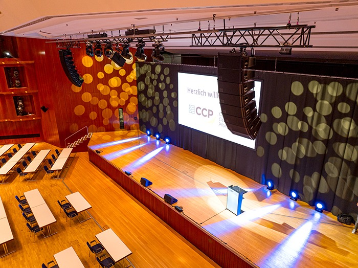 CongressCentrum Pforzheim invests in F45 Truss System by Global Truss