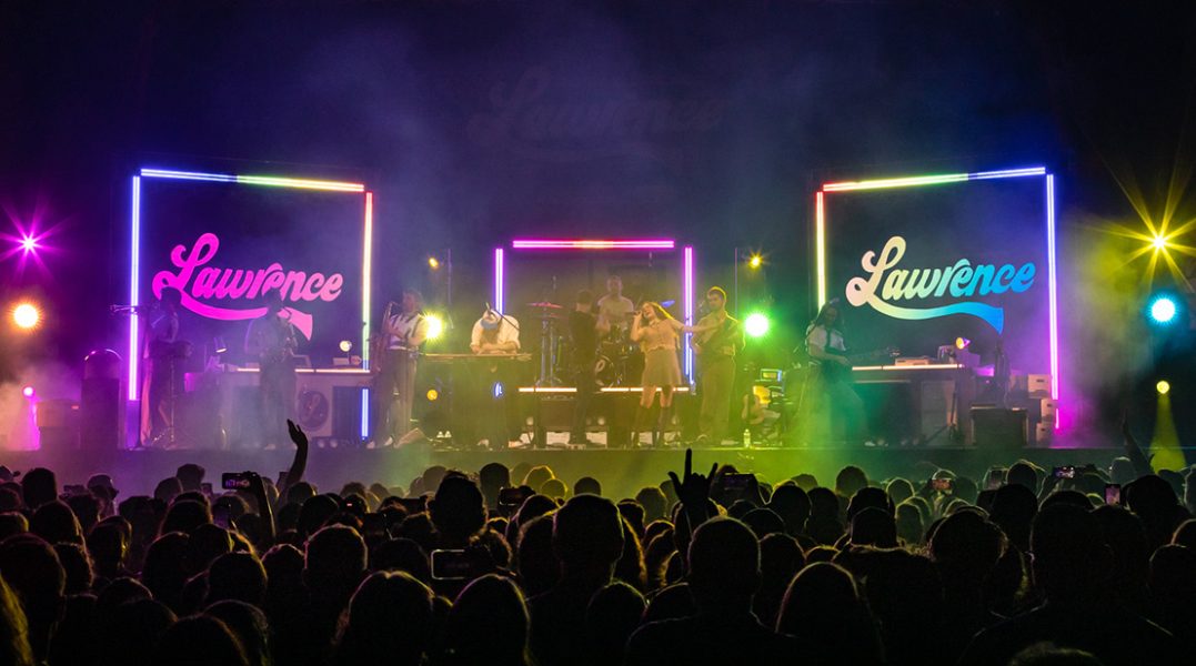 Lawrence hit the road with Squeek Lights-supplied ADJ solutions