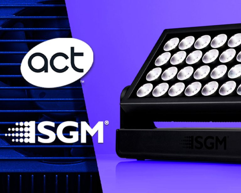SGM Lighting and ACT Entertainment announce exclusive distribution partnership for new PALCO family