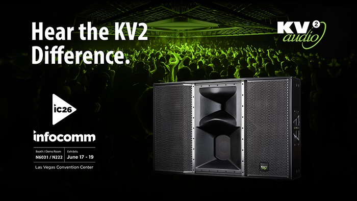 KV2 Audio to return to InfoComm