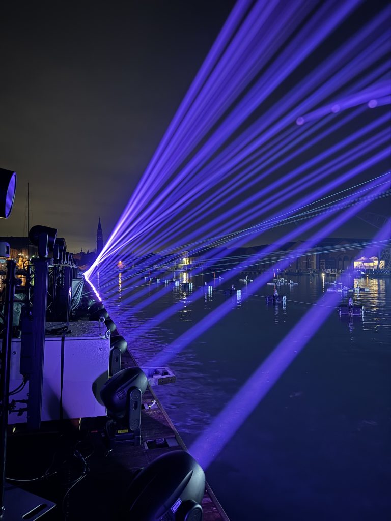 Claypaky rig enhances Venice’s Arsenale Water Show