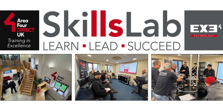 Area Four Industries UK launches New SkillsLab Training Programme at PLASA Leeds