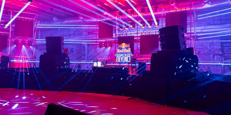 Benum delivers Funktion-One for Red Bull Back2Beyond in Stockholm