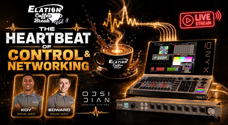 Elation Coffee Break: Obsidian Control Systems takes centre stage on 11 June