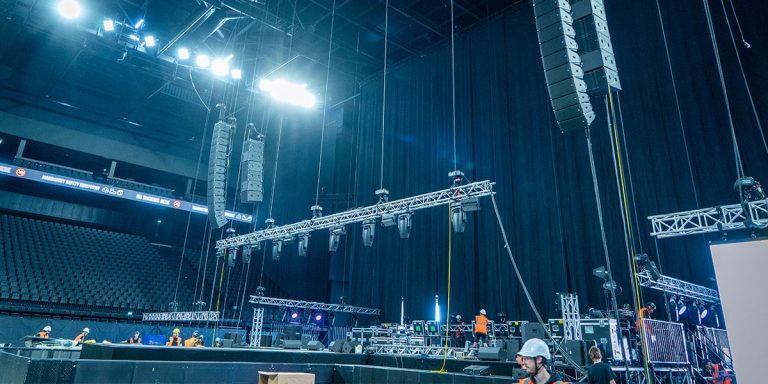 CODA Audio AiRAY takes care of Lyon arena show