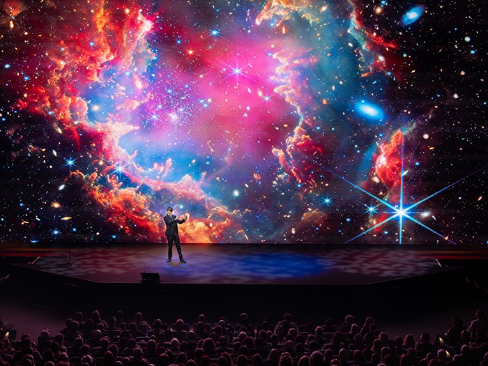 Brompton Tessera powers visuals for Professor Brian Cox's Emergence World Tour Down Under — TPi