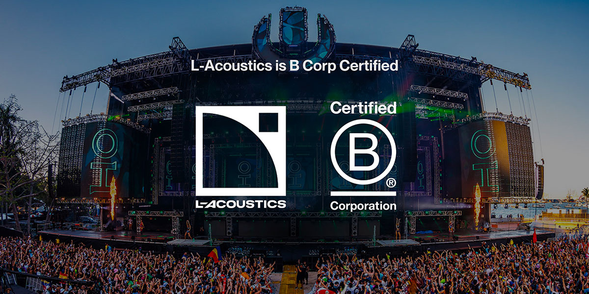 L-Acoustics achieves B Corp Certification